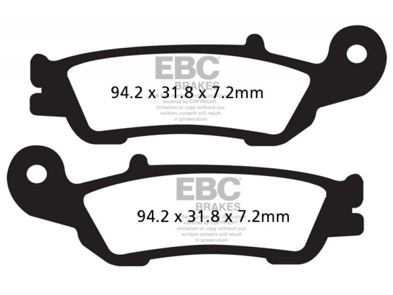 Placute de frana EBC EPFA450HH