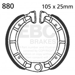 Brake shoe set EBC 880 Brake shoe set EBC 880