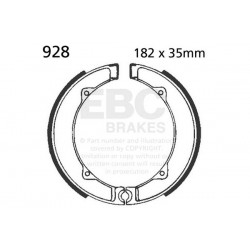 Brake shoe set EBC 928 Brake shoe set EBC 928