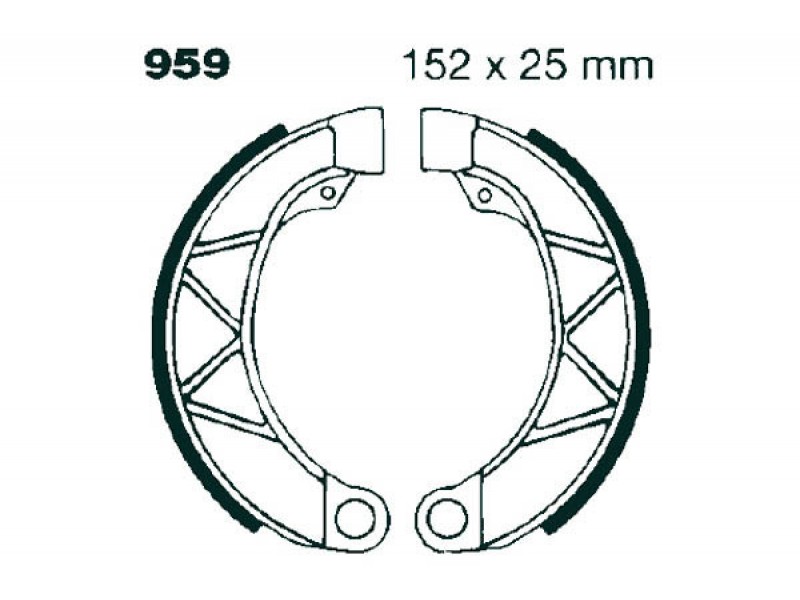 Brake shoe set EBC 959 Brake shoe set EBC 959
