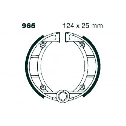 Brake shoe set EBC 965 Brake shoe set EBC 965