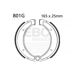 Brake shoe set EBC 801G canelati Brake shoe set EBC 801G canelati