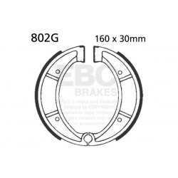 Brake shoe set EBC 802G canelati Brake shoe set EBC 802G canelati
