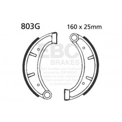 Brake shoe set EBC 803G canelati Brake shoe set EBC 803G canelati
