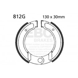 Brake shoe set EBC 812G canelati Brake shoe set EBC 812G canelati