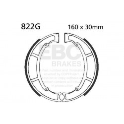 Brake shoe set EBC 822G canelati Brake shoe set EBC 822G canelati