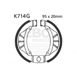 Brake shoe set EBC K714G canelati Brake shoe set EBC K714G canelati