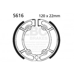 Brake shoe set EBC S616 Brake shoe set EBC S616