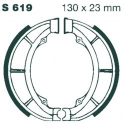 Brake shoe set EBC S619G canelati Brake shoe set EBC S619G canelati