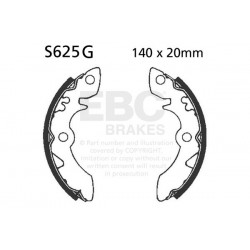 Brake shoe set EBC S625G canelati Brake shoe set EBC S625G canelati