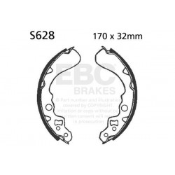Brake shoe set EBC S628 Brake shoe set EBC S628
