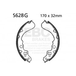 Brake shoe set EBC S628G canelati Brake shoe set EBC S628G canelati