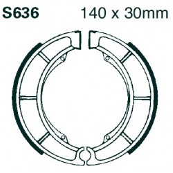 Brake shoe set EBC S636G canelati Brake shoe set EBC S636G canelati