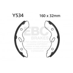 Brake shoe set EBC Y534 Brake shoe set EBC Y534