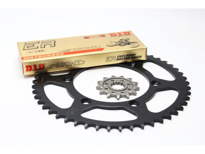 Kit de lant D.I.D + JT NZ3 SDH serie in gold/black color