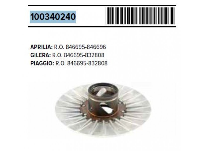 Sliding driven half pulley assy RMS 100340240
