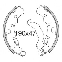 Saboti de frana RMS 225120261 Saboti de frana RMS 225120261