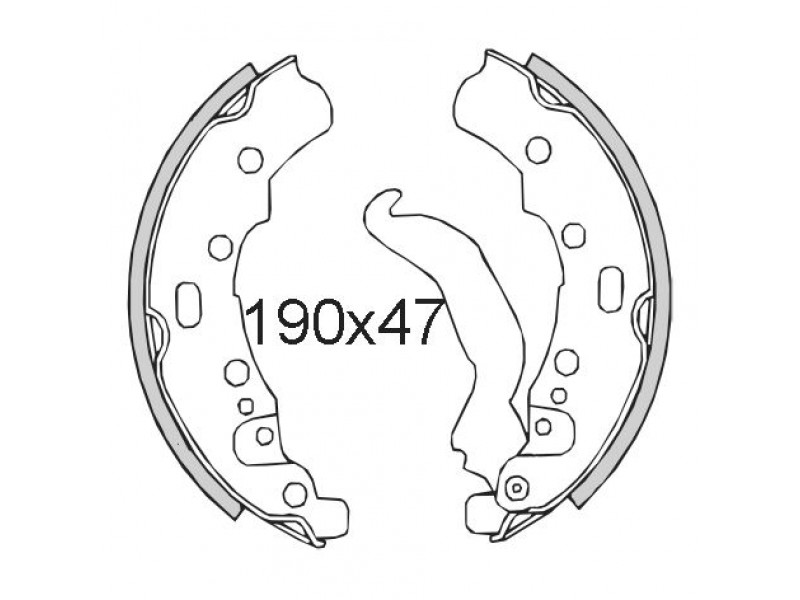 Saboti de frana RMS 225120261 Saboti de frana RMS 225120261