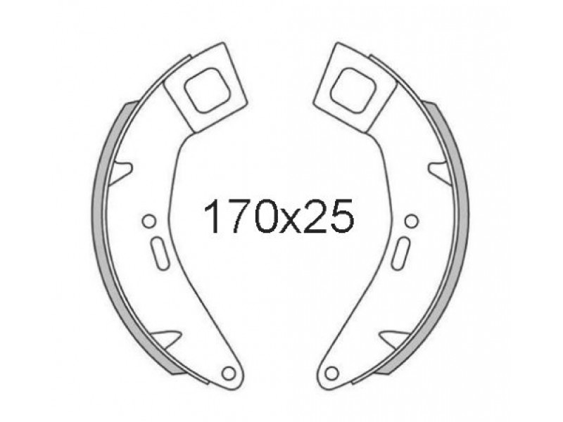 Saboti de frana RMS 225120511 spate Saboti de frana RMS 225120511 spate