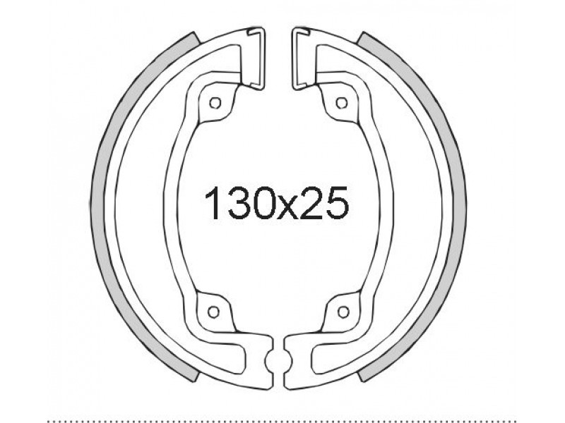 Saboti de frana RMS 225120401 spate