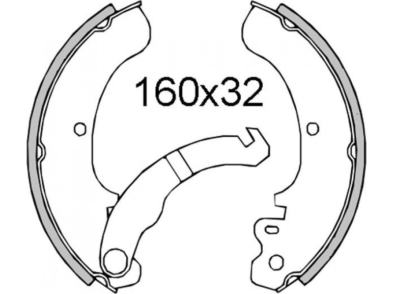 Saboti de frana RMS 225120221 spate Saboti de frana RMS 225120221 spate
