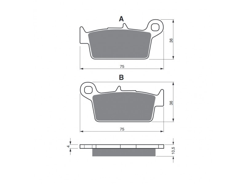 Placute de frana GOLDFREN 003 K5 Placute de frana GOLDFREN 003 K5