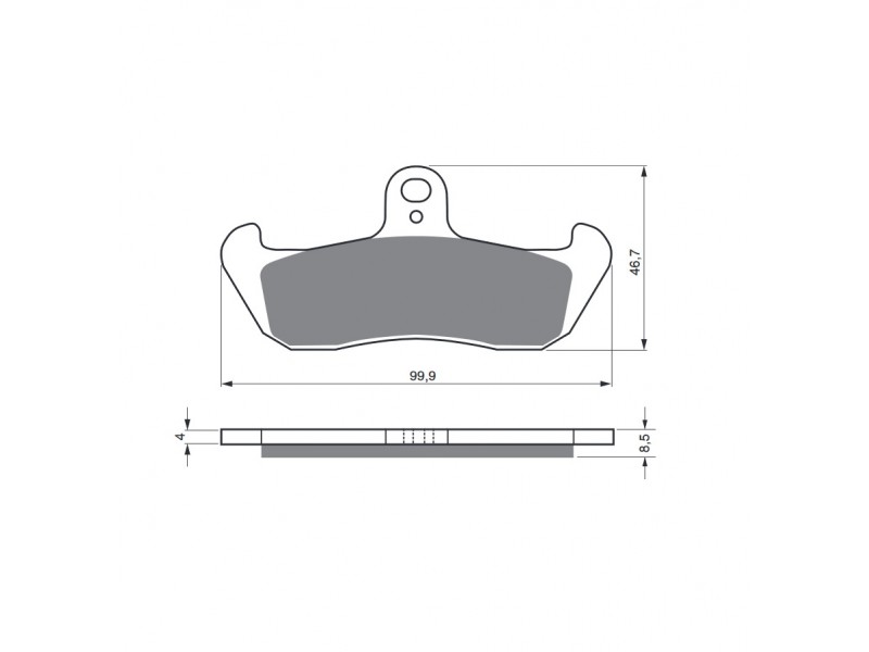 Placute de frana GOLDFREN 006 K5