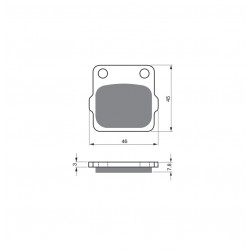 Placute de frana GOLDFREN 007 S3 Placute de frana GOLDFREN 007 S3