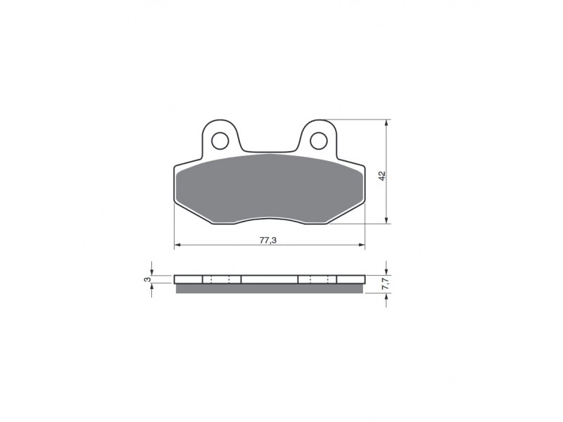 Placute de frana GOLDFREN 011 K5 Placute de frana GOLDFREN 011 K5