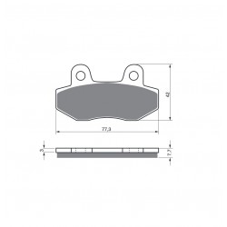 Placute de frana GOLDFREN 011 S3 Placute de frana GOLDFREN 011 S3