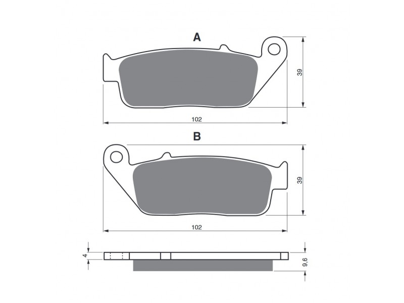 Placute de frana GOLDFREN 014 S3 Placute de frana GOLDFREN 014 S3