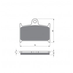 Placute de frana GOLDFREN 017 S3 Placute de frana GOLDFREN 017 S3
