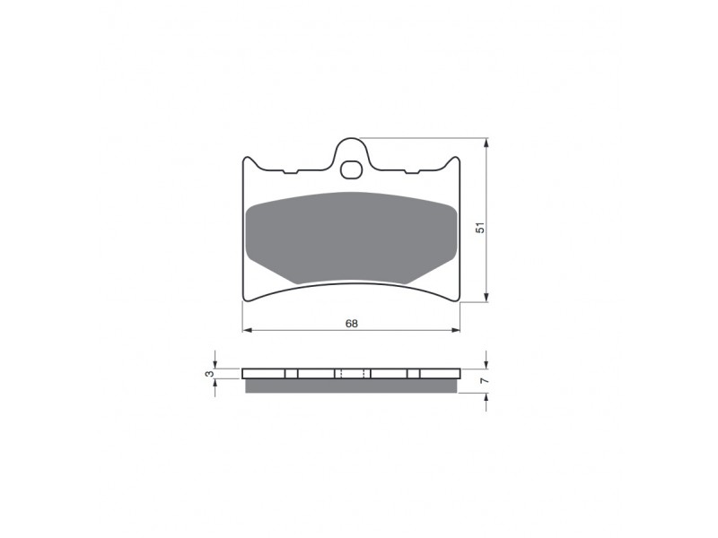 Placute de frana GOLDFREN 019 K5 Placute de frana GOLDFREN 019 K5