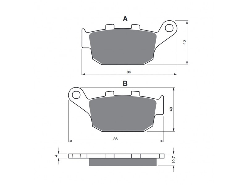 Placute de frana GOLDFREN 020 S3 Placute de frana GOLDFREN 020 S3