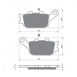 Placute de frana GOLDFREN 021 S3 Placute de frana GOLDFREN 021 S3