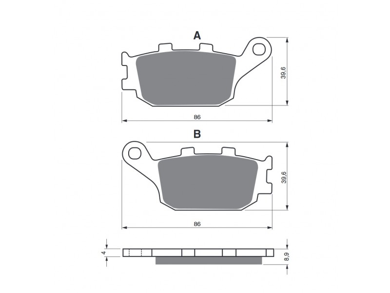 Placute de frana GOLDFREN 021 S3 Placute de frana GOLDFREN 021 S3