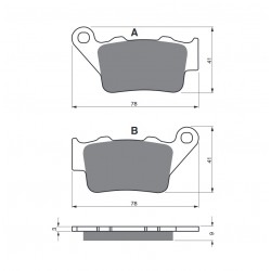 Placute de frana GOLDFREN 023 K5 Placute de frana GOLDFREN 023 K5