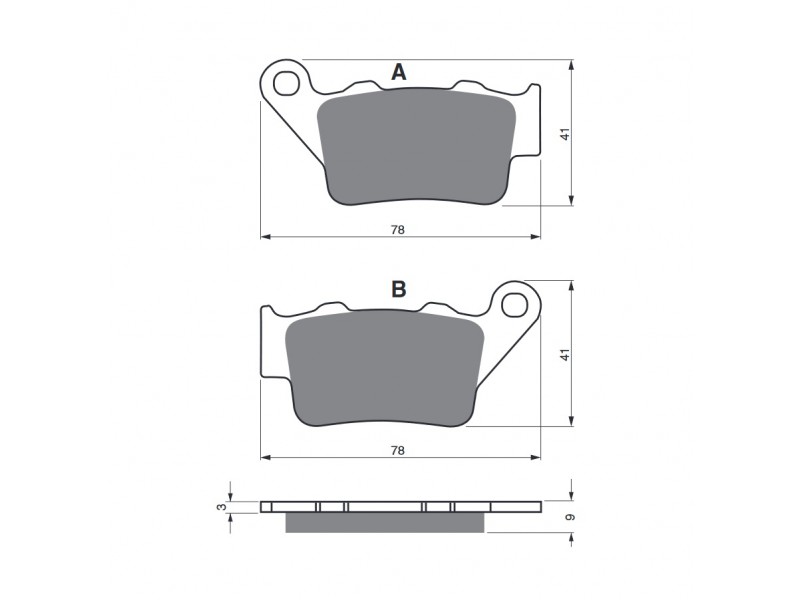 Placute de frana GOLDFREN 023 K5 Placute de frana GOLDFREN 023 K5