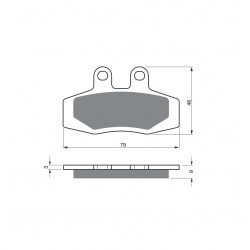 Placute de frana GOLDFREN 026 K1 Placute de frana GOLDFREN 026 K1