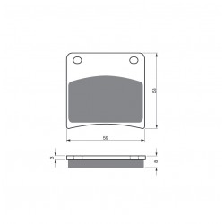 Placute de frana GOLDFREN 027 S3 Placute de frana GOLDFREN 027 S3