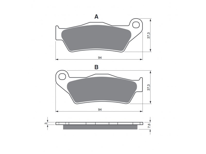 Placute de frana GOLDFREN 031 K5 Placute de frana GOLDFREN 031 K5