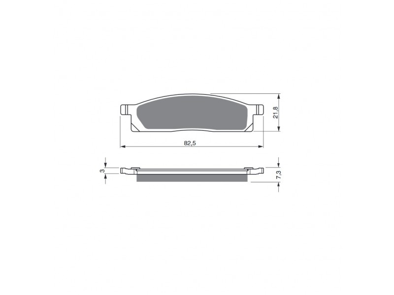 Placute de frana GOLDFREN 034 AD Placute de frana GOLDFREN 034 AD