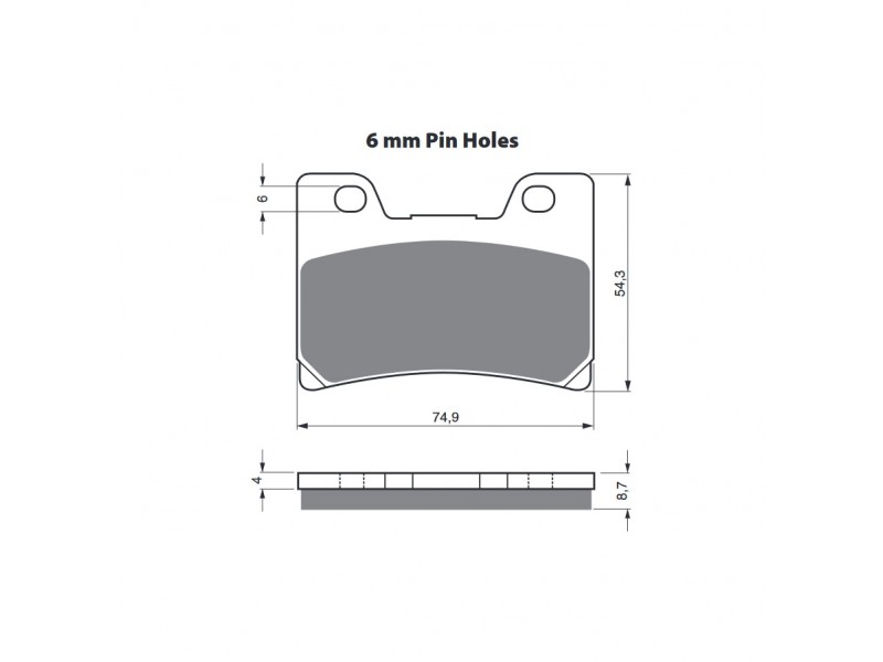 Placute de frana GOLDFREN 045 AD