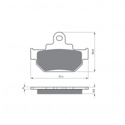 Placute de frana GOLDFREN 046 S3 Placute de frana GOLDFREN 046 S3