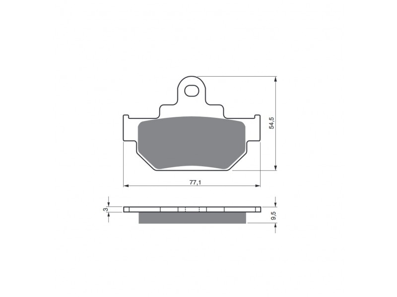 Placute de frana GOLDFREN 046 S3 Placute de frana GOLDFREN 046 S3