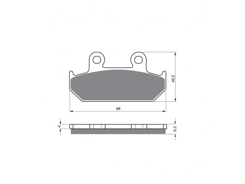 Placute de frana GOLDFREN 051 S3 Placute de frana GOLDFREN 051 S3
