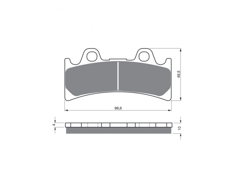 Placute de frana GOLDFREN 054 S3 Placute de frana GOLDFREN 054 S3