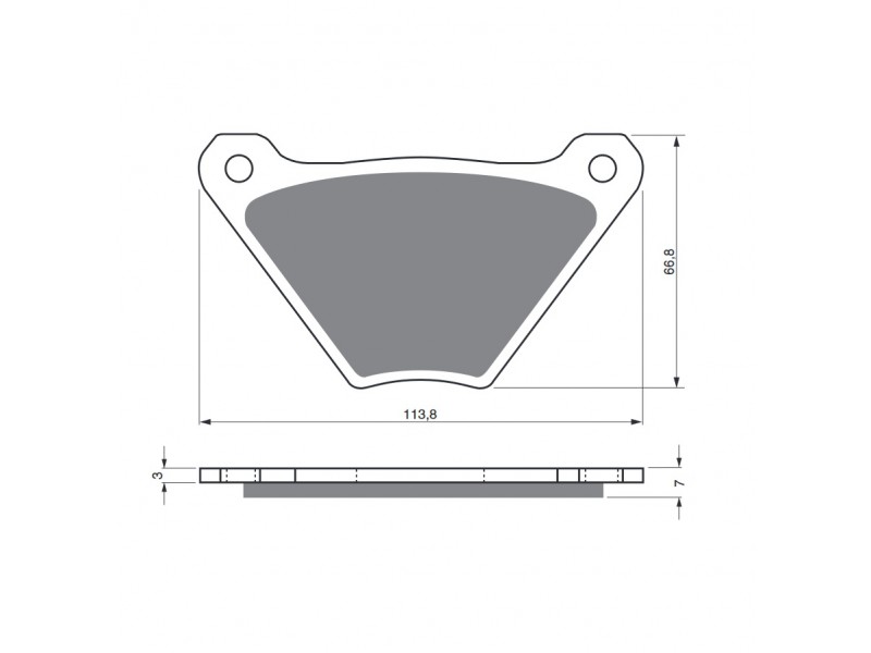 Placute de frana GOLDFREN 060 S3 Placute de frana GOLDFREN 060 S3