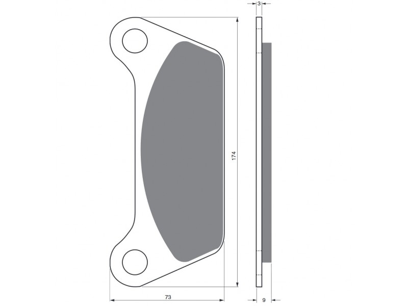 Placute de frana GOLDFREN 061 S3