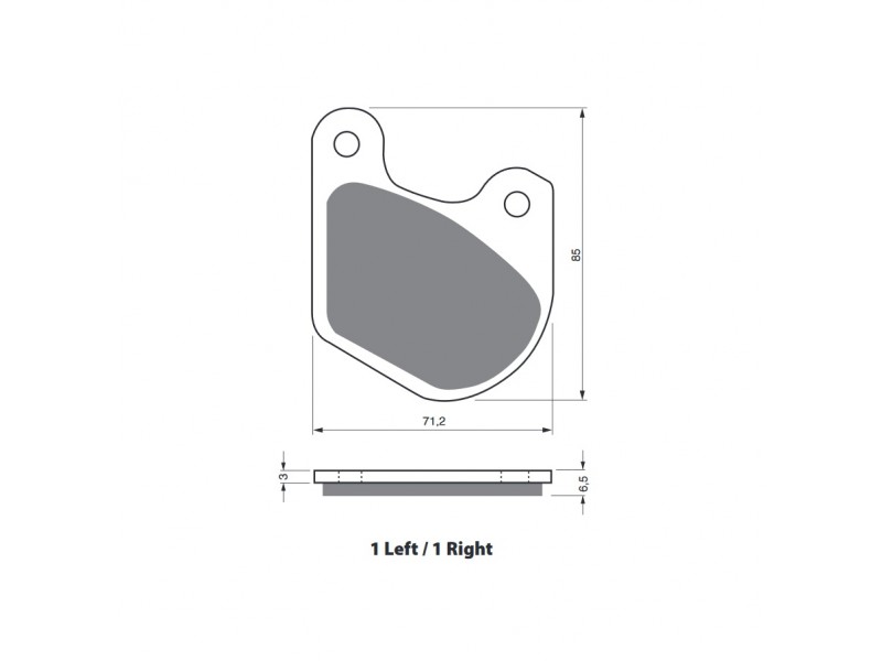 Placute de frana GOLDFREN 062 S3 (1 left + 1 right) Placute de frana GOLDFREN 062 S3 (1 left + 1 right)